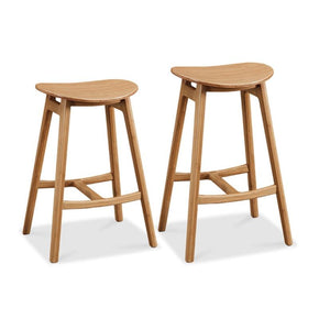 Skol Bar and Counter Height Stools 
Caramelized