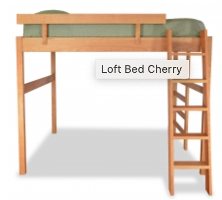 Maple Corner Woodworks Loft Bed