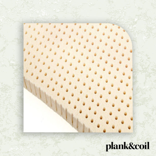 Ergovea 2" Latex Topper will soothe a sore shoulder. Plank & Coil