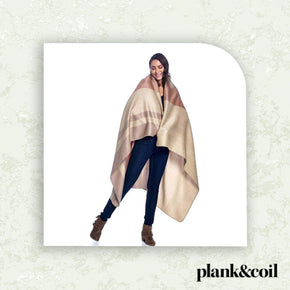 Shupaca Baby Alpaca Throw  Brick Dust