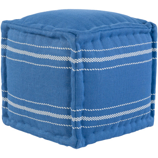 Surya Pouf "Bande" in Blue