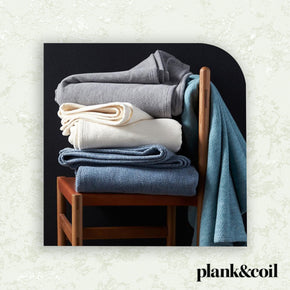Coyuchi Sequoia Washable Wool and Cotton Blanket
