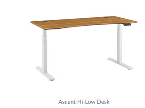 Greenington Ascent Desk in Amber