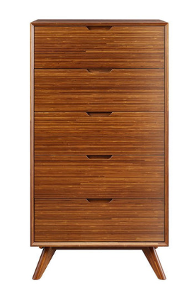 Greenington Summit Chest 5-Drawer in Amber