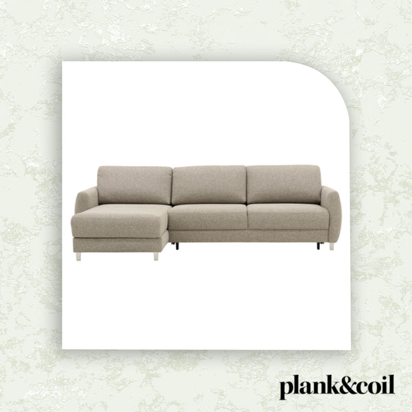 Luonto Delta Sleeper Sofa Loveseat Chaise Grade "A" Plank & Coil