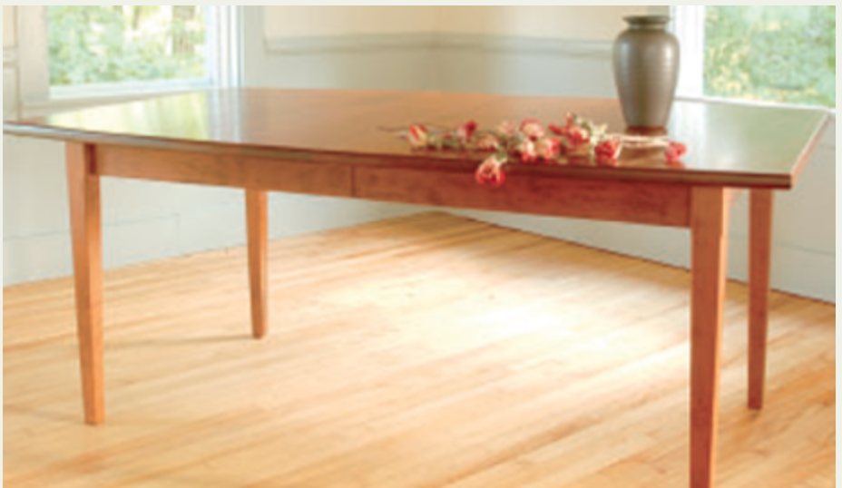 Maple Corner Boat Extension Dining Table 36