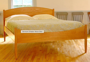 Maple Corner Woodworks Shaker Moon Bed - Shown in Cherry