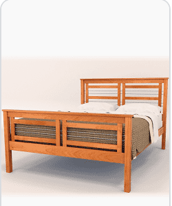 Vermont Furniture Designs Bed Frame Cable Crossing