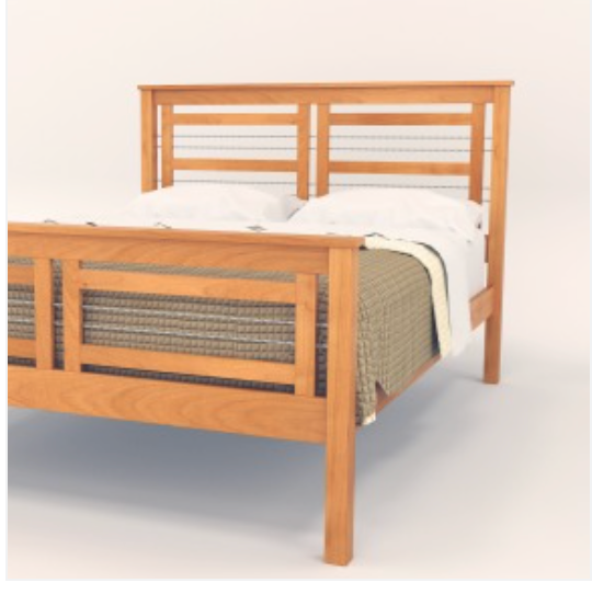 Vermont Furniture Designs Bed Frame Crown Mission