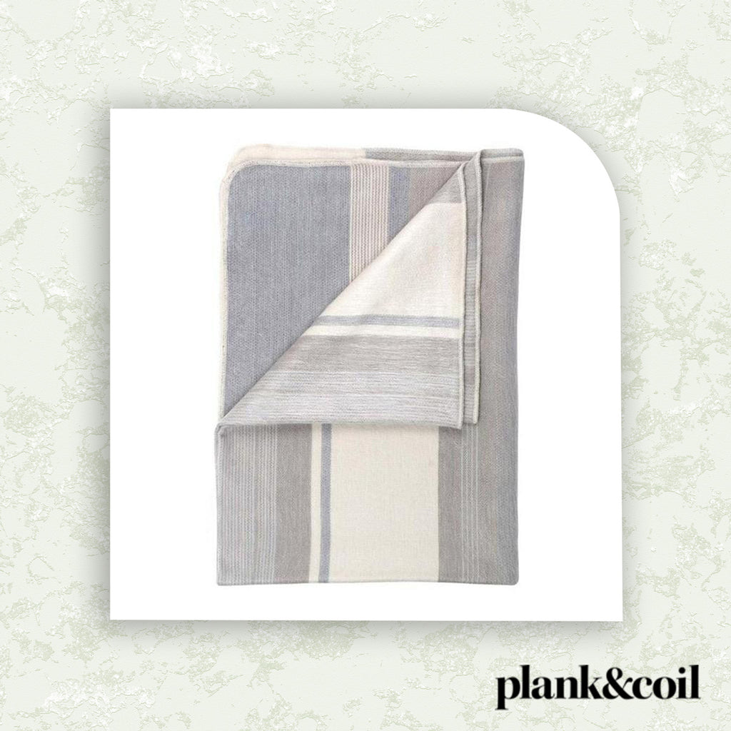 Shupaca Baby Alpaca Throw Silver Birch