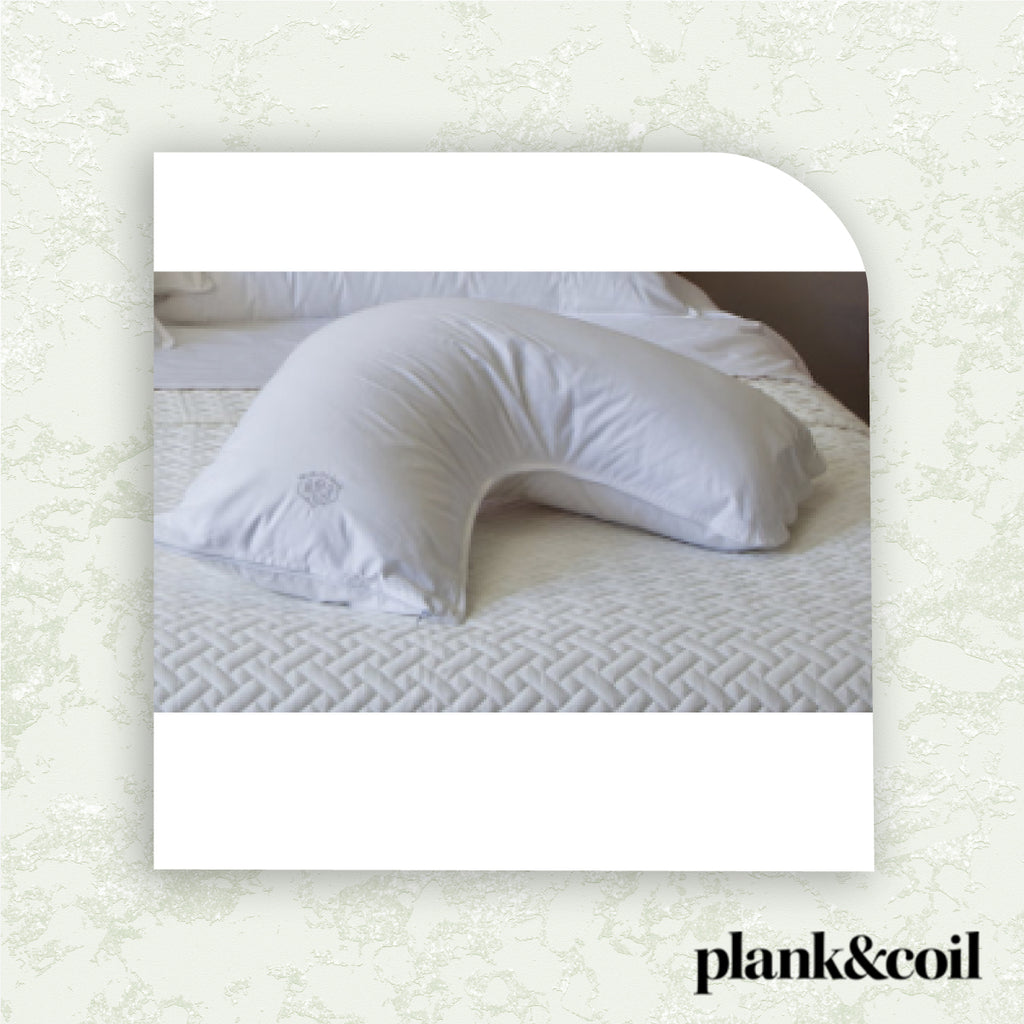 The Pillow Bar Down Dr. Mary Crescent Side Sleeper Pillow