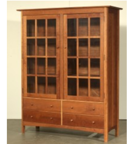 Vermont Furniture Designs China Cabinet with Glass Doors