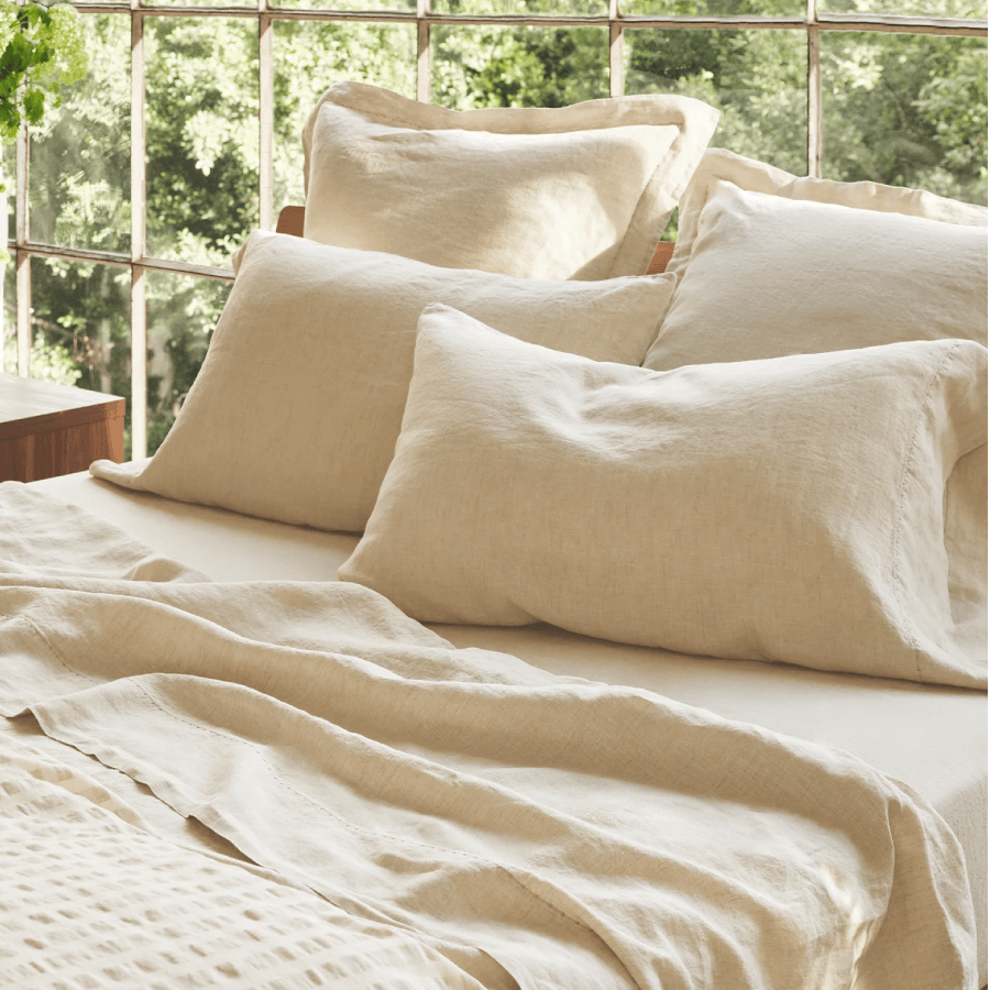 Coyuchi Organic Relaxed Linen Sheet Set 1 Coyuchi Organic Relaxed Linen Sheet Set